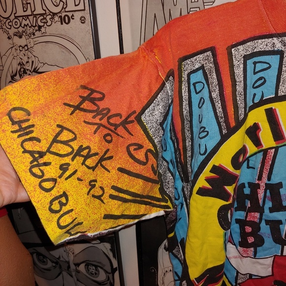 ❎SOLD❎ Vintage Chicago Bulls 1992 Champs Shirt - Picture 3 of 8